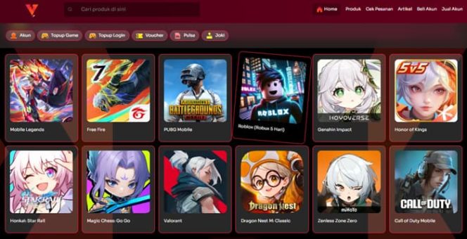 
 Vexa Game dan Tren Situs Top Up Terpercaya di Indonesia